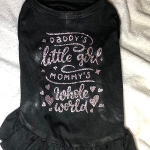 A really tiny dress for a fur baby